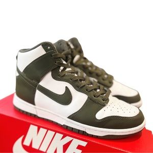 Nike Dunk Hi Retro Size 8M (Cargo Khaki)